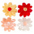 Jayongnee 4 PCS flower Hair Claw Clips for Women - Non-Slip Hair Clamps for Thin or Thick Hair - Cute flower Hair Accessories for Women Girls - Elega