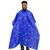 Barber Cape King Midas Large Size Hair Cutting Cape With Snap Closure Water Proof Hair Proof Professional Barber Cape (Blue)