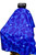 Barber Cape King Midas Large Size Hair Cutting Cape With Snap Closure Water Proof Hair Proof Professional Barber Cape (Blue)