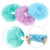 WILLBOND 16 Pcs Furry Scrunchies Bulk Pom Pom Hair Ties Faux Fur Band Rope Elastic Holder Ties Fluffy Ponytail Holder for Women Hair Accessories(Colo