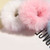 Fuzzy Furry Faux Rabbit Fur Hair Band, Rope Wristband, Ponytail Holder Hair Ring and Hair Accessories - 12pcs Colorful