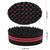 BEWAVE Big Holes Barber Hair Brush Sponge Dreads Locking Twist Afro Curl Coil Wave Hair Care Tool, 1 Pc