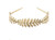 Fodattm Women Lady Greek Roman Laurel Leaf Hair Hoop HeadBand Bridal Hair Crown Headdress Metal Leaf Branch French Hair Bands Hair Accessories (Gold