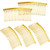 Hicarer 5 Pcs Gold Metal Wire Hair Combs, 20 Teeth Wire Twist Bridal Wedding Veil Combs