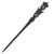 TOP SEWING Ebony Double-faced Jade Sword Hairpins Handmade Carved Wooden 7.08" Hair Sticks for Women Chinese Hair Chopsticks for Long hair 1 Pack