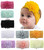 Toptim Baby Head Wrap Chiffon Flowers Newborn Infant Soft Nylon Headbands