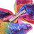 Xansema Hair Bows with Sequins: Large 8 Inch Alligator Clips and Barrettes for Girls, Women, Teens, and Kids (Silver)