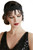 BABEYOND 1920s Flapper Headpiece Roaring 20s Headband Great Gatsby Headband Chain for Women Vintage Hair Accessory