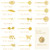 inSowni 30 Pack/15 Pairs Light Gold Retro Vintage Metal Long Bobby Pins Hair Clips Barrettes Accessories for Women Girls