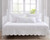 Laura Ashley - Daybed Set, Cotton Bedding with Matching Shams & Pillow Cover, Lightweight Home Decor for All Seasons (Trellis White, Daybed)