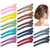 Dizila 24 Pack/12 Pairs 3" Plastic Matte Hair Clips for Styling Sectioning Salon Duckbill Alligator Hair Clips Non-Slip Hair Pins Barrettes Accessori