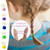 ZCOINS Baby Hair Ties for Thin Hair Ponytail Holder for Newborn Girls Toddler Rubber Bands for Hair Multicolor 100pcs