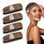 MYKURS Wig Grip for Women, Velvet Wig Headbands Non-slip, Brown 4 PCS