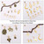 Messen 20 PCS Locs Braids Hair Cuffs 15 Styles Vintage African Pendant Charms Butterfly Shell DIY Hair Accessories (Bronze and Gold)