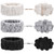 Chuangdi 3 Pieces Spa Headband for Women Facial Makeup Headband Soft Terry Cloth Hairband for Washing Face Mask Spa Shower Gifts(Black, White, Light