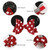 Mouse Ears Hair Bow Clips Polka Dot Barrettes for Girls Glitter Accessories Birthday Party Decorations