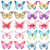 20Pcs Hair Clips Butterfly Hair Clips Butterfly Snap Clips Barrettes for Toddlers Baby Girl and Women Assorted Color Butterfly Hair Clips Beautiful M