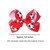 Jeffan 2 Pieces Soccer Hair Clips, 4inch Sports Hair Bow, Grosgrain Ribbon Bow Hair Accessories for Girl Player School Team Football Birthday Party (