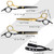 Hair Scissors,11Pcs Professional Black Gold Hair Cutting,Stainless Steel Barber Supplies,Straight, Thinning Shears, Multi Use Haircut Sets for Home S