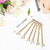 MORGLES Blonde Hair Bobby Pins, 120PCS 2Inches Gold Hair Pins for Women with Box