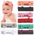 Toptim Baby Headbands Cotton Knotted, Girl's Rabbit Ear Hairbands for Newborn,Toddler 8-Pack (Multicoloured, one size)