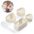 Luckyiren Japanese Onigiri Mold Set - 3 Sizes Triangle Rice Ball Maker & Musubi Press with Rice Paddle, Non-Stick Bento Kit, Dishwasher Safe, Durable