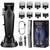 KEMEI 2296 Professional Hair Clippers for Men Cord/Cordless Hair Cutting Kits, Hair & Beard Trimmer, T Blade Barber Clipper with USB Rechargeable, Bl