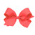 Wee Ones Girls' Classic Grosgrain Hair Bows with Plain Wrap Center, No-Slip Hair Clip, Handmade, Watermelon, Large