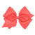 Wee Ones Girls' Classic Grosgrain Hair Bows with Plain Wrap Center, No-Slip Hair Clip, Handmade, Watermelon, Mini King