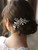 JAKAWIN Rhinestone Bride Wedding Hair Piece Silver Bridal Hair Accessories Crystal Hair Comb for Women HC120