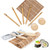 Sushi Making Kit,11 Piece Premium Beginner Sushi Maker Set with Roll Bamboo Mat, Chopsticks, Soy Dishes, Natural Japanese Cooking Tools, Make Califor
