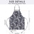 JenPen 3 Pcs Leopard Print Cosmetology Aprons 27 x 25 inch Animal Leopard Zebra Print Hairdresser Apron Waitress Server Aprons with 3 Pockets Waterpr