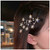 Yheakne Crystal Rhinestone Bling Hair Accessories: Decorative Star Barrette, Hair Pin, and Headpiece for Women and Girls (Silver)