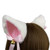 Cute Cat Ears Hair Clips Pins Hairpin Anime Lolita Cosplay Headwear Neko Cat Ears Headpiece Halloween Hair Accessories White Pink Free size