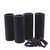 CYWLIFE 8.5mm Hair Ties Rubber Bands for Women Girls Thick Curly Hair, 100 PCS Black, Large No Crease Cotton Seamless Ponytail Holders Scrunchie for