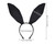 DS. DISTINCTIVE STYLE Easter Headband Bunny Ears Headband Rabbit Ear Hair Accessories - Black