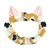 DRESHOW Spa Facial Terry Cloth Towels Headbands With Cute Cat Ear Design For Women's Face Mask And Makeup Removal