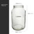 North Mountain Supply 1 Gallon Glass Jar Wide Mouth with Black Plastic Lid - USDA, BPA-Free, Made in the USA - for Fermenting, Storing, Canning, and
