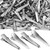 Chuangdi 200 Pieces Silver Metal Alligator Hair Clips tiny small Duckbill Teeth Bows flat Hair Clips for Women Girls Care Accessories.(45 mm/ 1.8 Inc