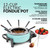 Nostalgia 12-Cup Electric Fondue Pot Set for Cheese & Chocolate - 8 Color-Coded Forks, Temperature Control - Stainless Steel Kitchen Gadgets and Appl