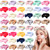 Giegxin 48 Pieces Spa Headband Bulk Bow Hair Band Facial Makeup Headbands Fluffy Plush Headband for Women Girls Washing Face Spa Sleepover Party Supp