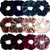 IVARYSS Velvet Scrunchies for Women, 12 Pcs Dark Colors Classic Elastic Thick Scrunchy Bands Ties, Soft Ropes Ponytail Holder Hair Accessories