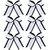 8 Inch 2 Colors Cheerleader Bows 2 Layers 6 Pcs Ponytail Holder Cheerleading Bows Hair Elastic Hair Tie (Black/White)