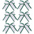 8 Inch 2 Colors Cheerleader Bows 2 Layers 6 Pcs Ponytail Holder Cheerleading Bows Hair Elastic Hair Tie (Forest green/White)