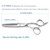 Hair Thinning Scissors 5.75 Inch Hair Shears Professional Barber Scissors Sharp Hair Thinning Shears Convex Razor Edge 440c KINSARO for Hairdresser B