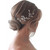 JAKAWIN Bridal Hair Accessories Wedding Hair Piece Rhinestone Hair Vine for Women HV113 (1 Silver)