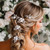 JEWEKY Bridal Hair Pin White Flower Wedding Hair Accessories for Women