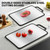 Stainless Steel Cutting Board Large 16" X 11", Scratch-Resistant Double Sided Cutting Board for Kitchen, Stainless Steel/Wheat Straw PP Non Toxic Cho