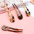 4 Pieces French U-shaped Hairpin with Two Prongs U Shape Hair Clips Chignon Pin Tortoise Shell U Sticks Pins for Women Hairstyles
