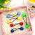 Jutom 24 Pieces Hair Tie Balls 20mm Bubble Ponytail Holders for Girls Double Bead Bubble 80s 90s Hair Balls Tie Elastic Accessories for Baby Toddler(